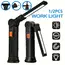 Portable COB LED Flashlight Rechargeable Work Light with Magnetic Lanterna Hanging Lamp with Built-in Battery Camping Torch