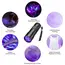 Portable LED Ultraviolet Torch IPX4 Waterproof 395nm 3W Mini UV Pen Light Banknote Pet Urine Stains Detector Pocket Torch Lamp