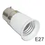 B22 to E27 Bulb Socket High Quality Lamp Base Converter Adapter PC Fireproof Lamp Holder for Led Corn Bulb Spotlight 110V 220V