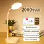 Portable LED Desk Lamp Eye Protection 3 Modes Dimming for Bedroom Bedside USB Touch  Charge College Student Book Readin Lamp2024