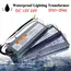 DC 12V 24V Waterproof Switching Power Supply IP67~IP68 Outdoor LED Lighting Transformer 10W 20W 30W 50W 60W 80W 100W 200W 300W