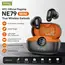 HTC NE79 TWS Bluetooth 6.0 Earbuds AI Translation 135 Languages ENC Noise Cancelling HiFi Stereo Headphones with LED Display
