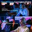 Gaming Headset with Detachable Noise Cancelling Microphone,2.4G Bluetooth-USB-3.5mm Wired Jack 3 Modes for Multi-device