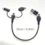 PD 65W 4 5 in 1 USB C Multi Fast Charging Cable Nylon Braided Sync Data Cord USB A/C to Type C/Micro For iPhone Samsung MacBook