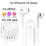 Original In-Ear Wired Earphones For Apple iPad iPhone 17 11 12 13 14 15 16 Pro Max TypeC Headphones Laptops Tablet 3.5mm Earbuds