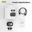 HTC NE79 TWS Bluetooth 6.0 Earbuds AI Translation 135 Languages ENC Noise Cancelling HiFi Stereo Headphones with LED Display