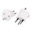 1PC European France TO Swiss plugs Travel Adapter 3 pin plug 10A 250V Power Plug EU to Switzerland Electrical Plug