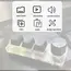 Mini Keyboard 3 Keys 1 Knob RGB Programming Macro Mechanical Keyboard Gaming Custom Switch Portable Keypad For Photoshop