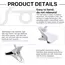 Protable Flexible Camera Clamp Mount Baby Monitor Camera Holder Stand Webcam Monitor Punch-free Bendable Bracket Base With Clip