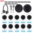 10pc Thickened Foam Ear Pads For Headphones Sponge Replacement Cushions Covers Earphones Case 35mm 40mm 50mm 55mm 60mm 70mm 75mm