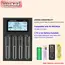 LiitoKala Lii-M4 18650 Charger LCD Display Universal Smart Charger Test Capacity 26650 18650 21700 AA AAA Battery 4slot 5V 2A