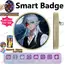 Electronic Badge HD Display Screen Bluetooth GIF Video Playback Touch Screen LED Audible Video Play Dynamic SmartBadge Fans Ht30