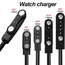 2 Pins 4 Pins Smartwatch Dock Charger Adapter USB Charging Cable Cord for Smart Watch Power Charge Wire Accessories