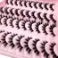20pairs 5D Fluffy Eyelashes D Curl Lashes Thick Cat Eye Lashes Soft Wispy 8D Volume Fake Eyelash Extension Makeup