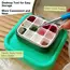 Portable Magnetic Nail Art Organizer Tray Cat Eyes Design Storage Container for Nail Grinding Heads Tool Holder