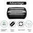 KVIFO 32B Shaver Replacement Head for Braun Series 3 3000s 3010s 3020s 3030s 3040s 300s 301s 310s 320s 330s 340s Electric Shaver