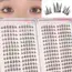 288 Large Eyelashes with Pointed Cat-Eye C-Curl 10-14Mm Eyelashes That Are Natural And Light Without Blinking to Enlarge