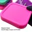 Portable Magnetic Nail Art Organizer Tray Cat Eyes Design Storage Container for Nail Grinding Heads Tool Holder