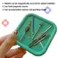 Portable Magnetic Nail Art Organizer Tray Cat Eyes Design Storage Container for Nail Grinding Heads Tool Holder