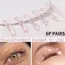12Pcs/6size Lash Lift Pads, Jelly Lash Lift Rods Self Adhesive Silicone Pads C-Curl Eyelash Lifting Shield,DIY Use at home