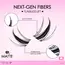 QIUNING Lash Clusters Manga Lash Clusters Kit Clear Fairy Eyelash Clusters Wet-Look Spiky Anime Lashes Individual Lashes BOND