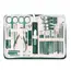 6/9 Pcs Set Professional Piece Nail Care Kit Stainless Steel Manicure & Pedicure Set Nail Clipper Set with Travel Case