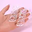 Silicone Toe Spreaders for Nail Polish Application 2pcs Soft Finger Toe Separators 2.6*9.2cm Soft Gel Toe Spacers Nail Tools RT%