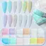 12 Grids Glowing in The Dark Glitter Shiny Holographic Sugar Nail Powder Luminous Effect Nail Art Chrome Pigment Flakes Dust