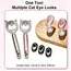 Cat Ear Shape Halo Cat Eye Nail Magnet Strong Ring Magnetic Tool for Glass Bead Side Light Nail Art DIY Magnetic Gel Manicure