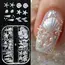 6Grids Pearlescent Shell Nail Charms Mini White Starfish, Shells, Pearl Design Ice-Clear Aurora Ocean Series Nail Rhinestones
