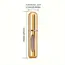 6 Portable Spray Bottles Travel Size 5ml Self-Priming Bottom Fill Perfume Bottle Set