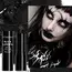 Matte black lipstick, long-lasting waterproof, no creases, Gothic dark makeup party, Halloween cosplay makeup