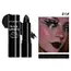 Matte black lipstick, long-lasting waterproof, no creases, Gothic dark makeup party, Halloween cosplay makeup