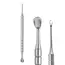 New Double-ended Nail Beveled Head Cuticle Pusher Remover Stainless Steel Cuticle Remover Manicure Sticks Nail Care Cleaner Tool