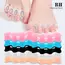 Silicone Finger Toe Protector Toe Separators Stretchers Straightener Bunion Protector Pain Relief Foot Care 5 Colors
