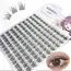 1/Box 120 Bundles Mink False Eyelashes Natural Russian 3D Lashes Individual Eyelash Extension Cluster Makeup Tool Wholesale Lash