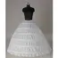 6 Hoop 3 Hoop 8 HoopCrinoline Black White Long Wedding Petticoat Ball Gown Dress Underskirt Skirt Half Slips Wedding Accessories