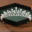 Silver Color Crown and Tiara Wedding Hair Accessories For Women  Crown For Bridal Crystal Rhinestone Diadema Tiaras Bride Crown