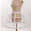 Girls 3 Hoops Crinoline Cage Bustle Petticoat Women Adjustable Pannier for dress