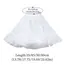Fashion White Petticoat Without Hoop JK Underskirt Crinoline Lolita Breathable Ball Gown Petticoats Flower Dress Accessories