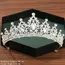 Silver Color Crown and Tiara Wedding Hair Accessories For Women  Crown For Bridal Crystal Rhinestone Diadema Tiaras Bride Crown