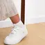 Premium Beech Wood 55cm Long Handle Shoe Horn - Magnetic Base No-Bend Shoe Helper for Elderly, Pregnant Women & Lazy Adults