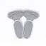 T-Shape Foam Heel Stickers Heel Protectors High Heel Insoles Flat Heel Insoles Shoe Adjusters Women's Half Insoles 2pcs/4pcs