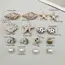16PCS DIY Starfish Shoe Charms Bling Conch Shoes Buckle Decorations Removable Shell Shoe Accessories Mutlifunctional Shoe Clips