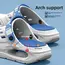 Arch Support, Anti Slip, Soft Sole, Wear-Resistant Cool Slippers for Wearing, Thick Sole Breathable Odor Proof Summer Hole Shoes