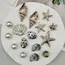 16PCS DIY Starfish Shoe Charms Bling Conch Shoes Buckle Decorations Removable Shell Shoe Accessories Mutlifunctional Shoe Clips