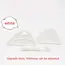 Toe Plug Soft Half Insoles Reusable Toe Sponge Filler Inserts for Shoes Adjustable Too Big Foot Brace Pads Unisex Shoe Inserts
