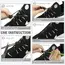 1Pair Elastic No-Tie Shoe Laces for Sneakers Quick Stretching Lock Lazy Laces Rubber Shoelace round Shoestrings for Easy Adjustm