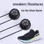 Thick Rope Swivel Buckle Shoelaces New Upgrade Automatic Laces Without Ties Children Adults Sneakers Shoelace Shoe Accessories