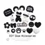 19Pcs/Set Little Bear Animal Shoe Decoration Accessories Used For Clog Sandals Pvc Shoe Charms Christmas Gifts, Party Gifts